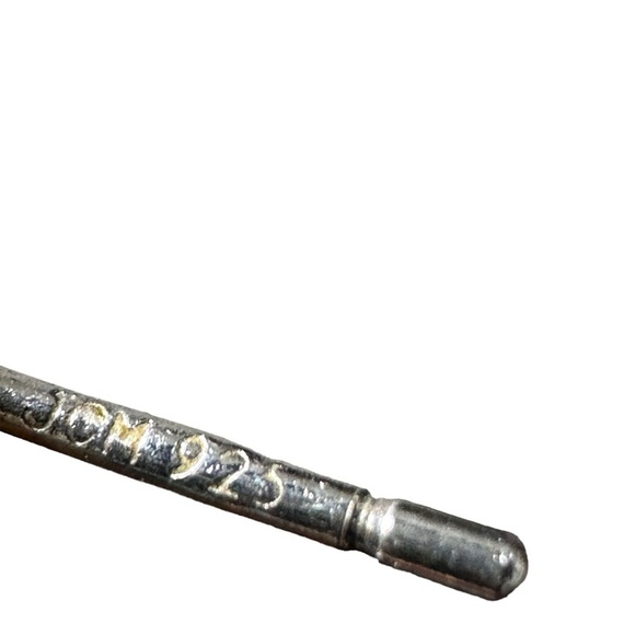 Signed JCM 925 CZ China Sterling Silver & 3 CT 7mm Solitaire CZ Stud Earrings - Picture 12 of 16